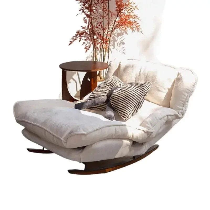 Lazy sofa three-fold adjustable rocking chair lazy small apartment balcony leisure chair bedroom single backrest sofa