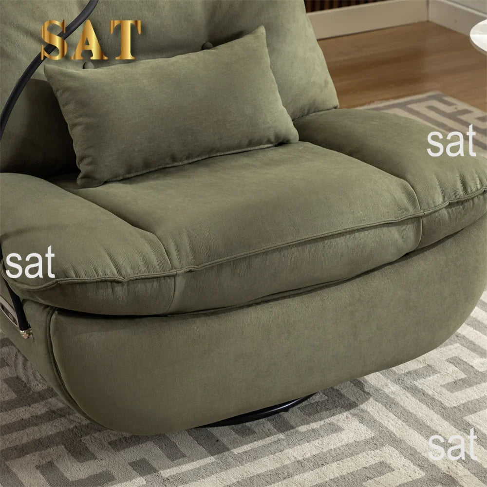 l Custom Gaming Sleeping Working Reclinable Chair Swivel Single Smart Power Recliner Sofa USB Charger with Bluetooth
