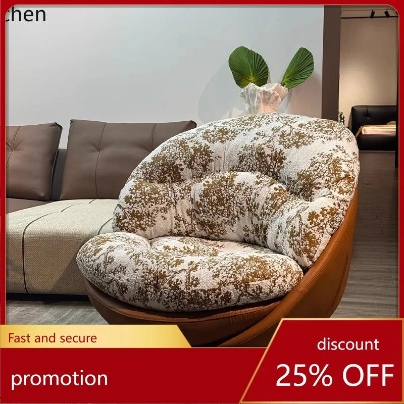 ZMLUltra-Simple Single Person Swivel Sofa Chair Living Room Balcony Sofa Recliner Modern Minimalist