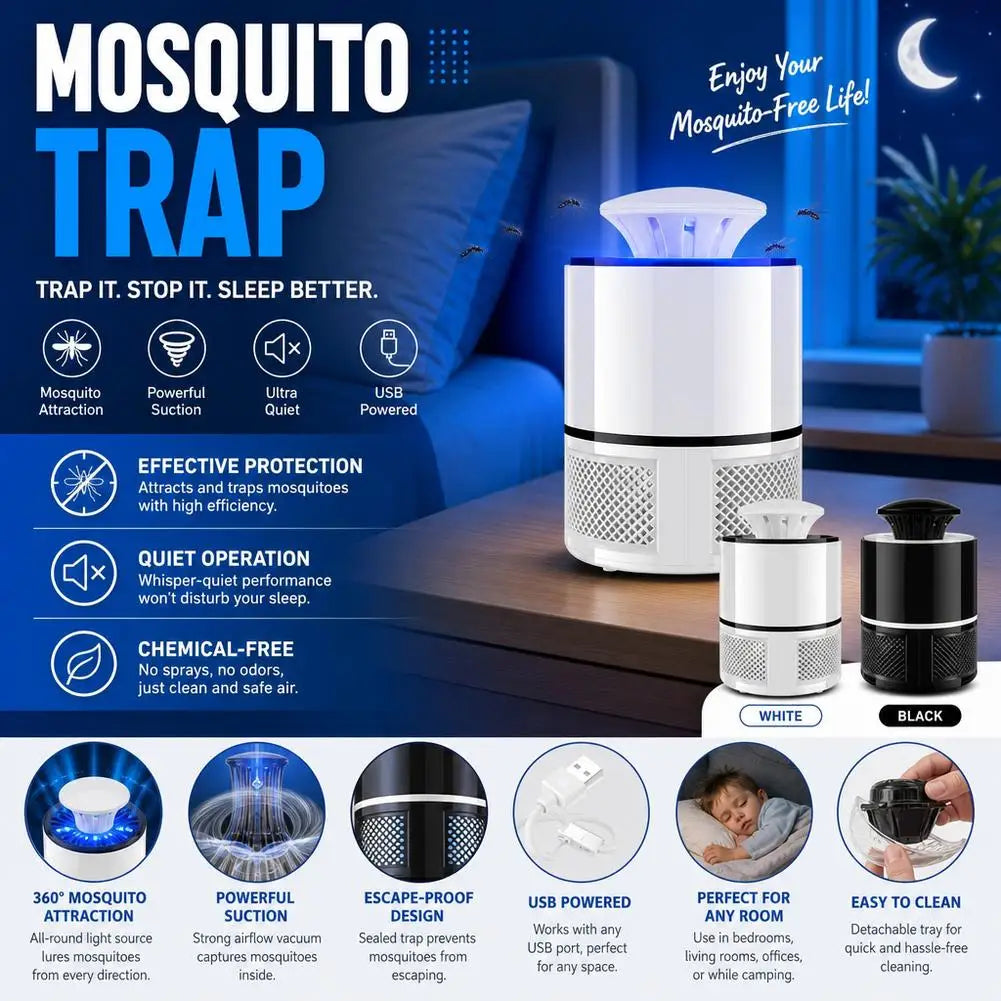 USB Photocatalyst Starry Sky Mosquito Killer Lamp Household Bedroom Suction Mosquito Killer Lamp