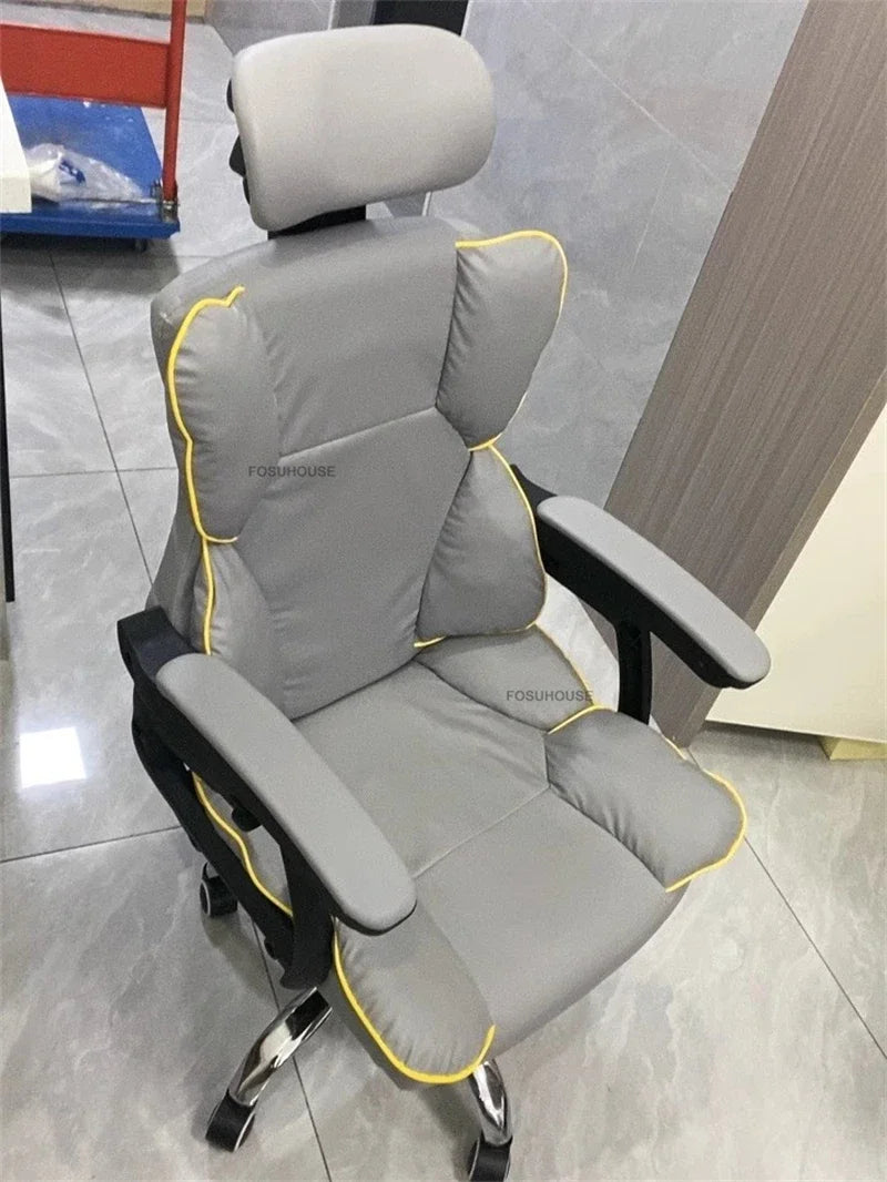 Ergonomic Office Chair Lifting Rotating Armchair Home Game Computer Chair European Backrest Comfort Seating