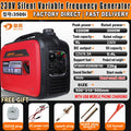 3000W Red Green Blue Three Colors Silent Inverter Generator, Solve the Power Problem