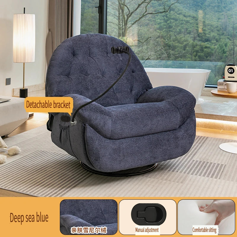 Modern lazy rocking chair recliner household furniture multi-functional living room adjustment electric single chair