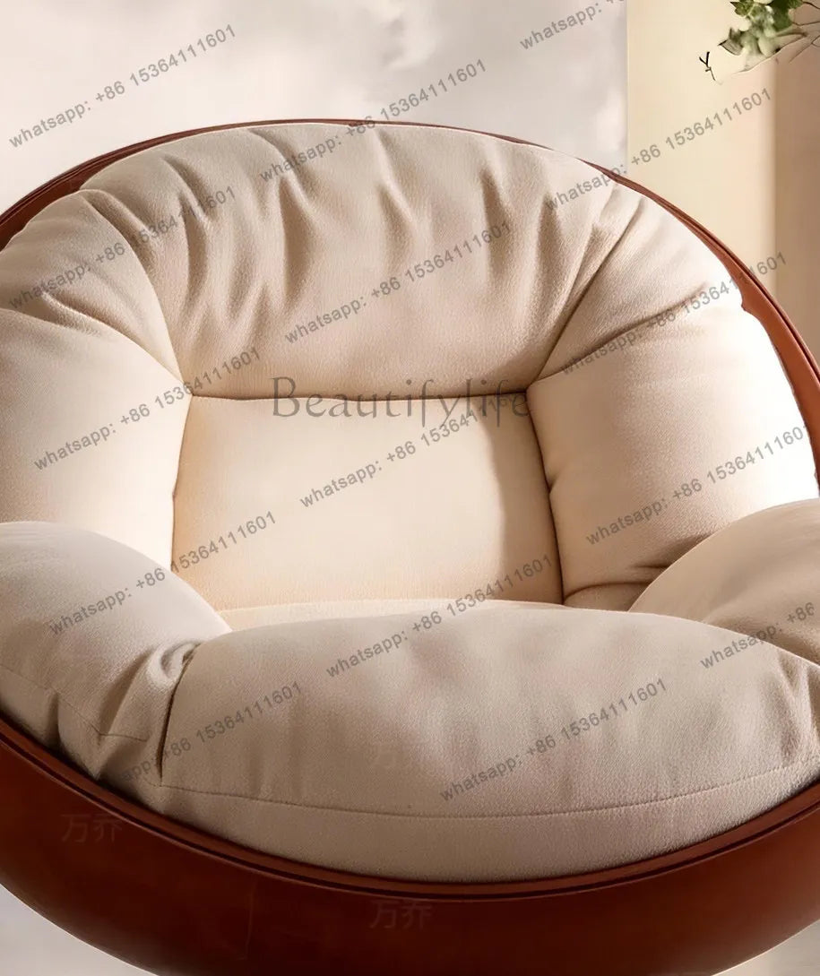 XX Light Luxury Modern Leisure Swivel Chair, Nordic Recliner Advanced Lazy