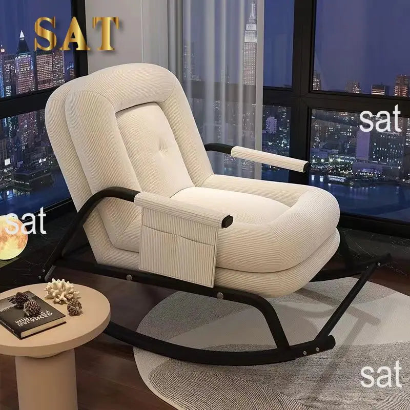 # Modern Ergonomic Fabric Chaise Lounge Chair with Eco-Friendly Design for the Lazy Living Room