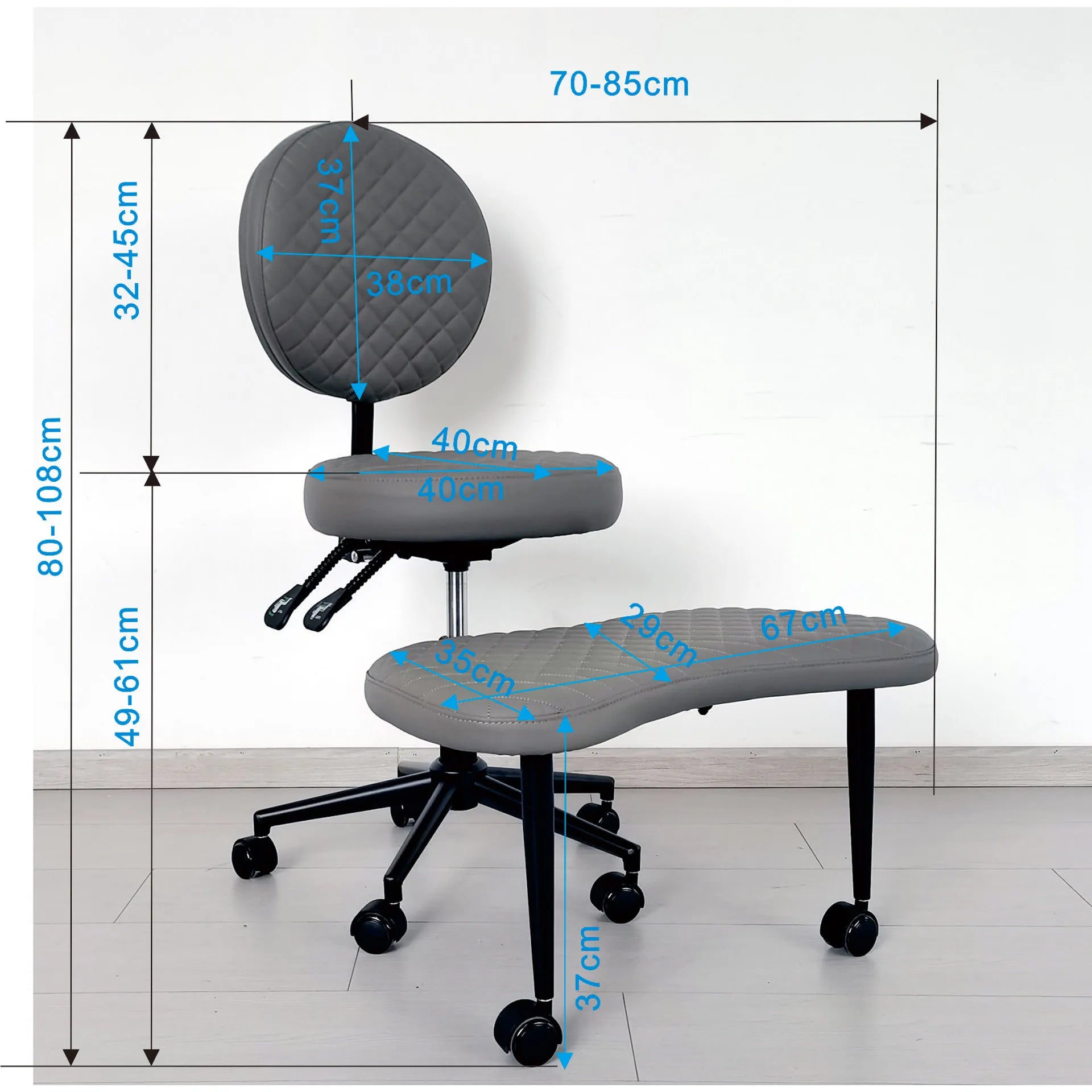 With Backrest Meditation Yoga Sedentary Dorm Computer Special Cross-legged Chair