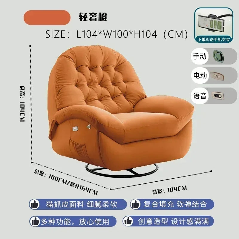 Foldable Floor Living Room Chairs Lounge Recliner Luxury Living Room Chairs Comfortable Relax Sillas De Comedor Home Furniture