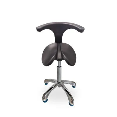‌Dental Saddle Stool - Adjustable Orthopedic Chair with Silent Wheels, Ergonomic Salon & Clinic Seat for Spa/Doctor