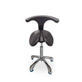 ‌Dental Saddle Stool - Adjustable Orthopedic Chair with Silent Wheels, Ergonomic Salon & Clinic Seat for Spa/Doctor