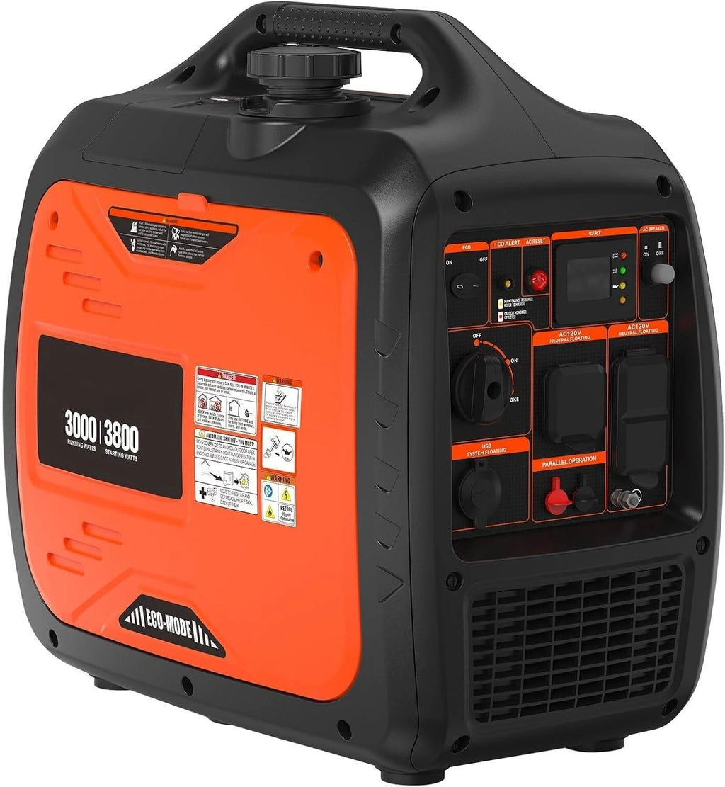 Customized 3800W Lightweight Portable Inverter Generator with Clean Power for Home, Camping, RV, Tailgating & Emergencies