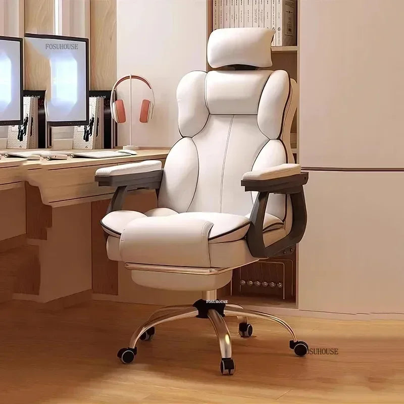 Mobile Ergonomic Office Chair Recliner Computer Bedroom Accent Office Chair Gameing Study Sillas De Oficina Office Furniture