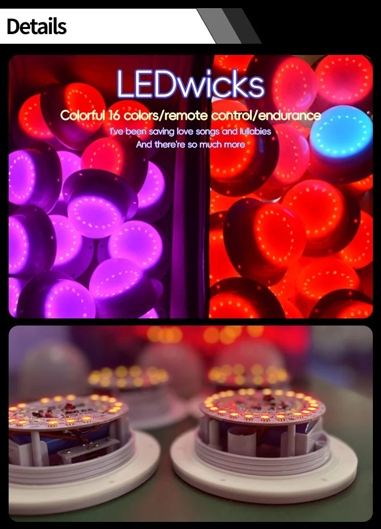 Outdoor Waterproof Luminous Flower Pot, Home Remote Control Light Emitting Diode Intelligent Environmental Protection Flower Pot
