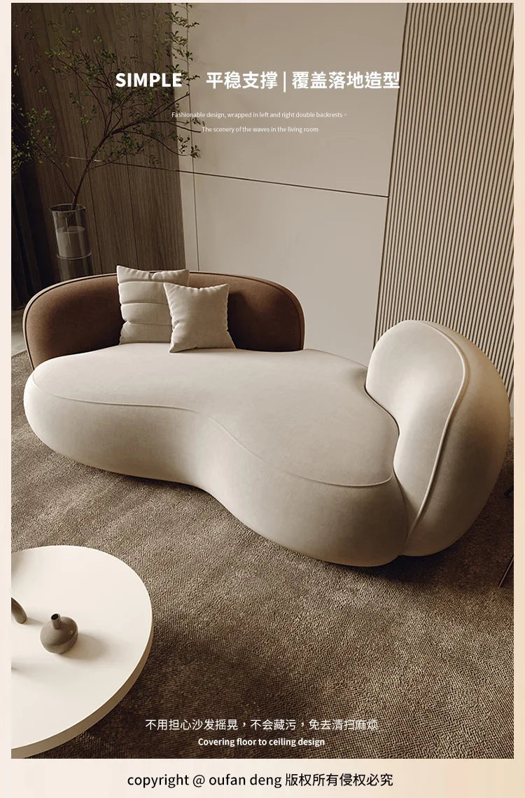 Modern home Luxury Living Room Furniture Sofa Set Floor Lazy Accents Designer Recliner Daybed Sectional Puff Sofa Corner Muebles