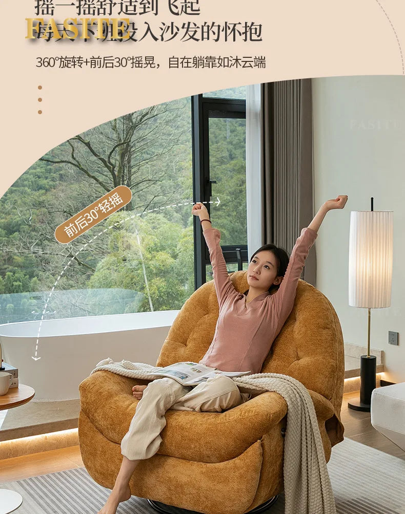 Multifunctional lazy sofa first-class space capsule living room sofa reclining chair