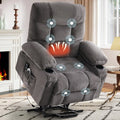Recliner Chair with Vibration Massage and Lumbar Heating for Senior Comfort in Living Room