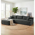 Modular Sectional Sofa Couches L-Shape Couch 3 Seat Modular Sofa Memory Foam Sectional Couches for Living Room,, Customized
