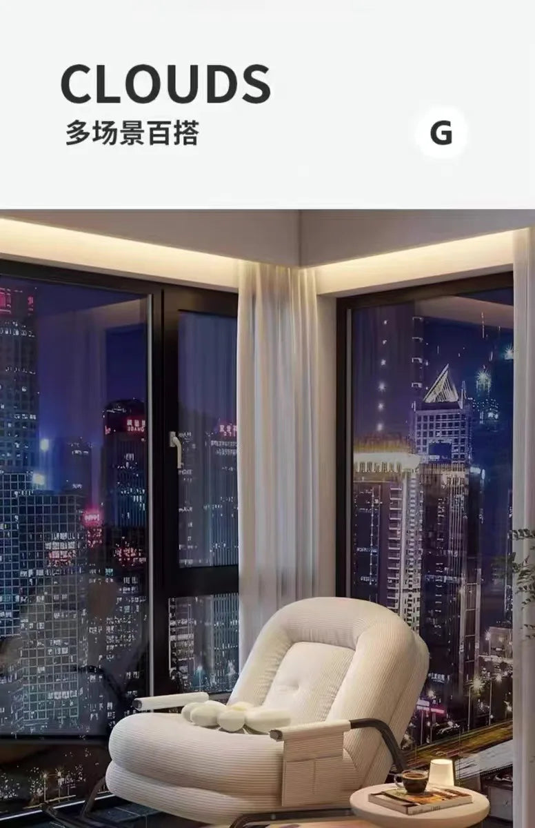 Lounge Chair Adult Home Lazy Sofa Relaxing Chair Rocking Chair Balcony Leisure Chair Light Luxury Single Rock Chair Sofa Bed