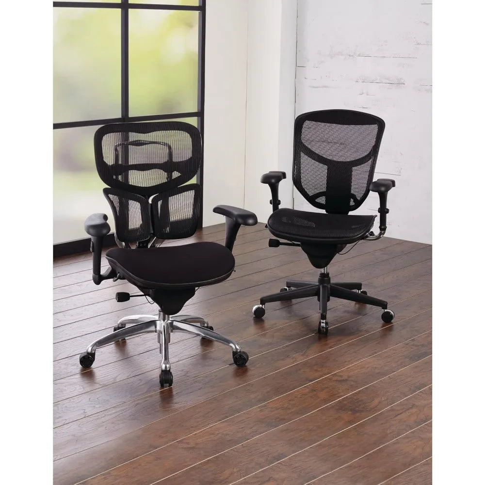 Ergonomic Mid Back Mesh Office Chair Black