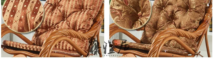 Rattan chair, rocking chair for the elderly, rocking chair for the lazy on the balcony, reclining chair, nap chair