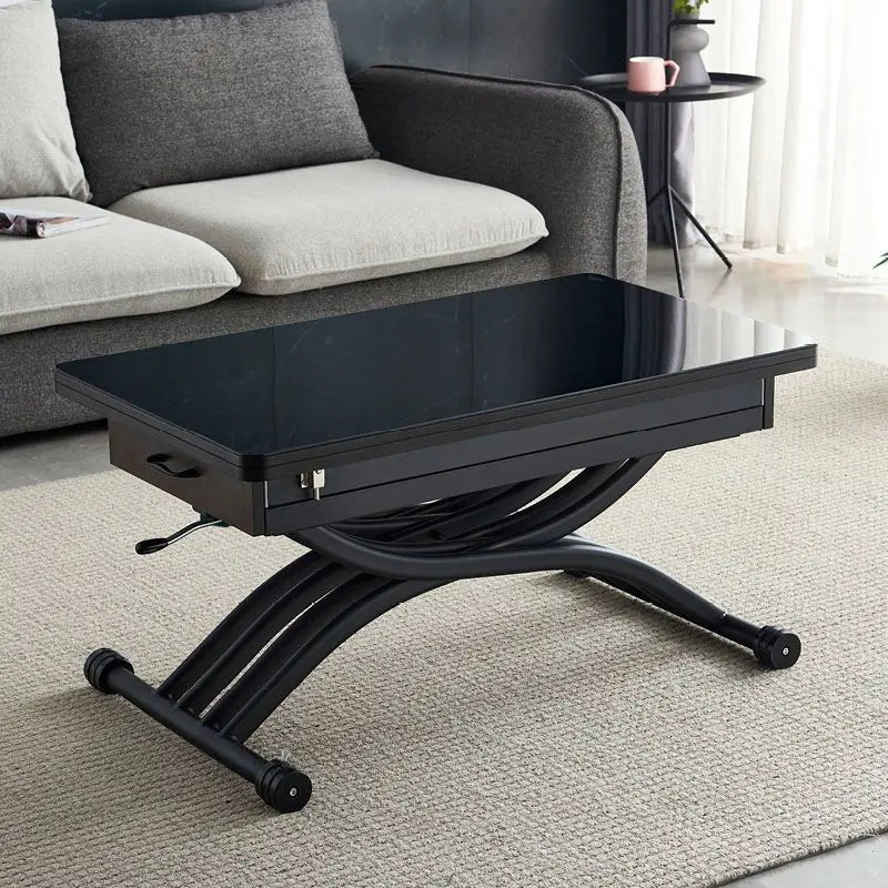 Lifting coffee table folding telescopic household dining table dual-purpose creative simple small apartment living room
