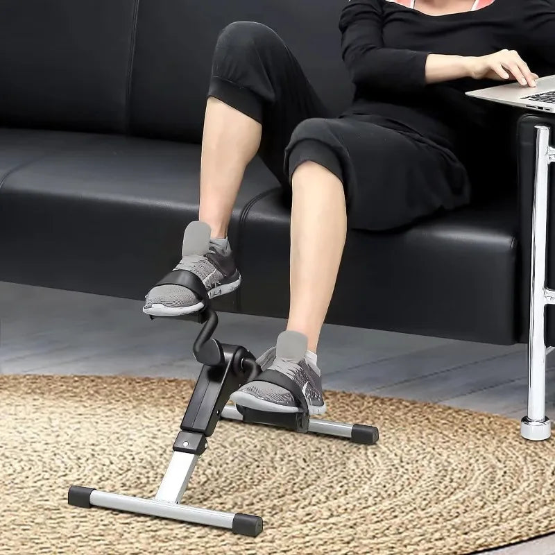 Folding Mini Pedal Bike Exerciser For Rehabilitation Arm Leg Cycling Exerciser For Home Office Under Desk