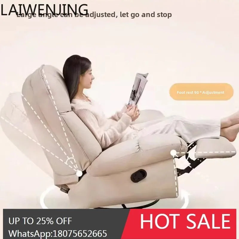 single sofa living room bedroom comfortable recliner lazy multi-purpose rocking chair