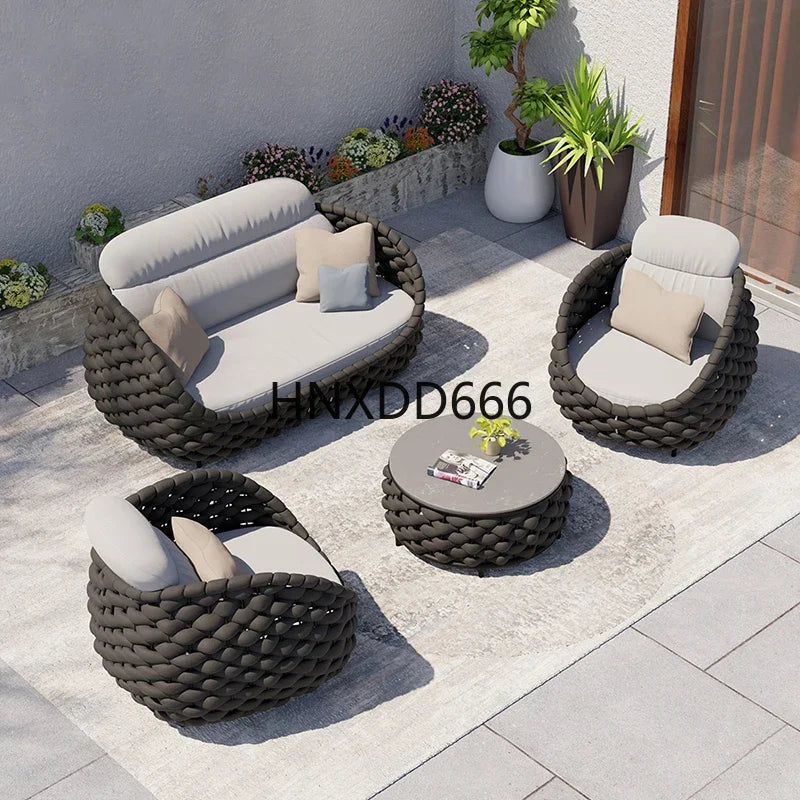 Outdoor sofa casual combination rattan sofa