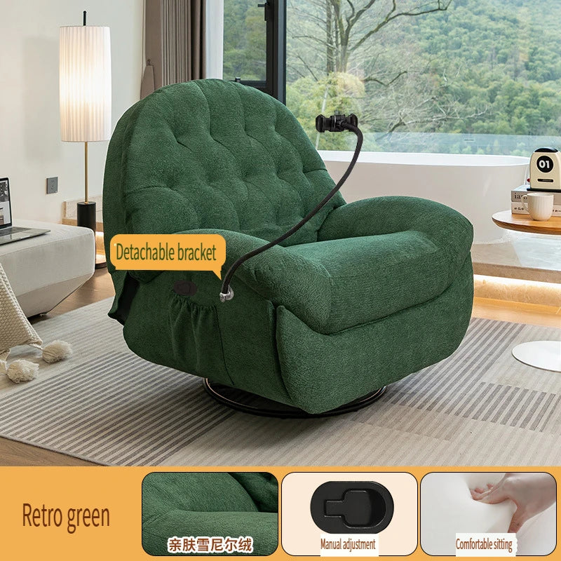 Modern lazy rocking chair recliner household furniture multi-functional living room adjustment electric single chair