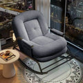 Thickened Carbon Steel Living Room Chairs Nordic Simple Recliner Rocking Chairs Comfy Luxury Woonkamer Stoelen Home Furniture