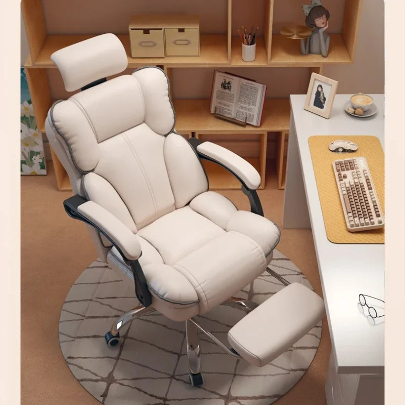 Home Comfort E-sports Chair Sedentary Study Computer Chair Office Sofa Seat Live Streaming Host Live Stream Swivel Chair