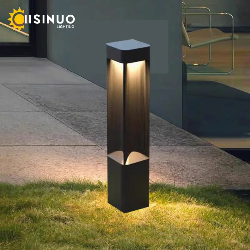 LED Lawn Lights Modern Waterproof Outdoor Garden Lamp Stainless steel Landscape Lighting for Yard Pathway Patio Villa Park Decor
