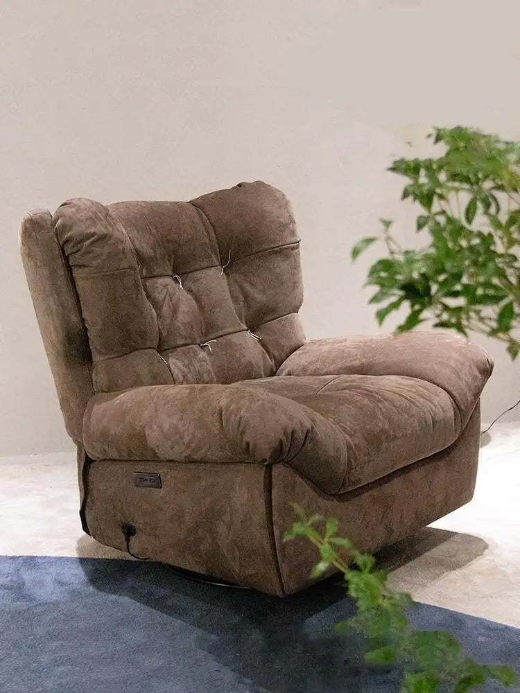 Internet celebrity lazy sofa can sleep cloud single electric multi-function living room balcony rotating recliner storage