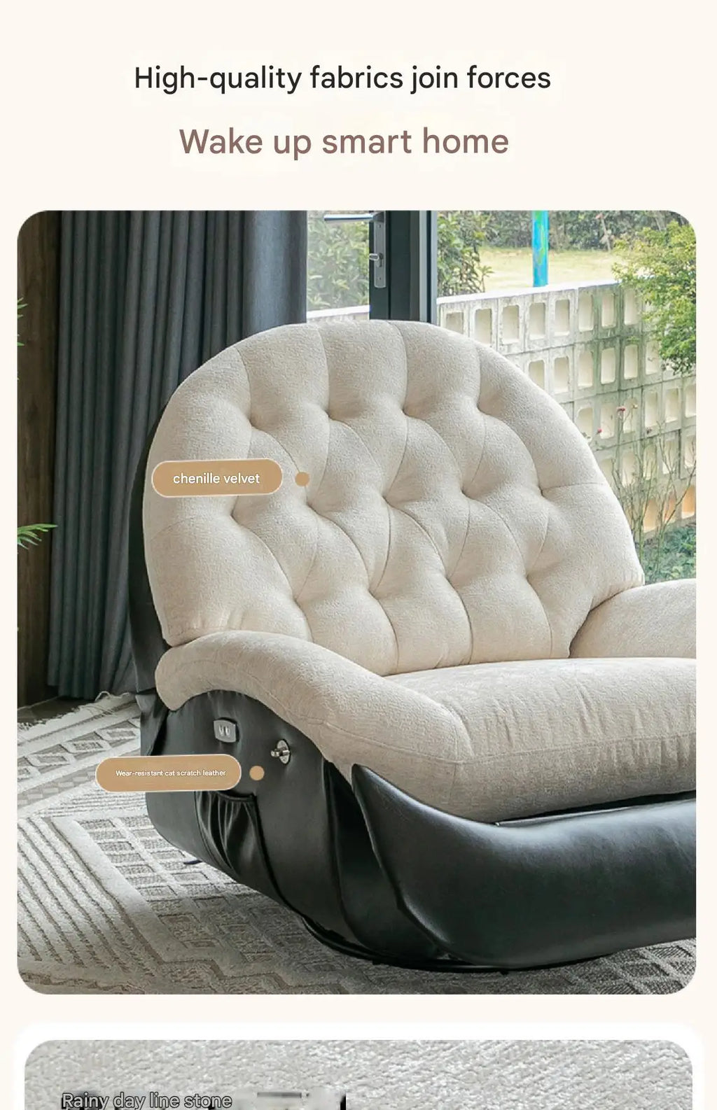 Designer Relax Massage Living Room Chairs Balcony Reading Swivel Comfortable Massage Ergonomic Fauteuil Lounge Suite Furniture