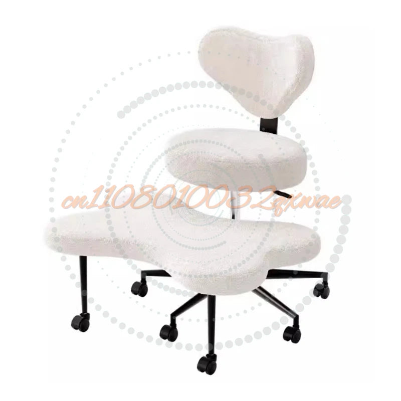 Cross Leg Chair - Meditation Chair with Wheels, ADHD Chair, Height Adjustable Seat, Adjustable Footstool