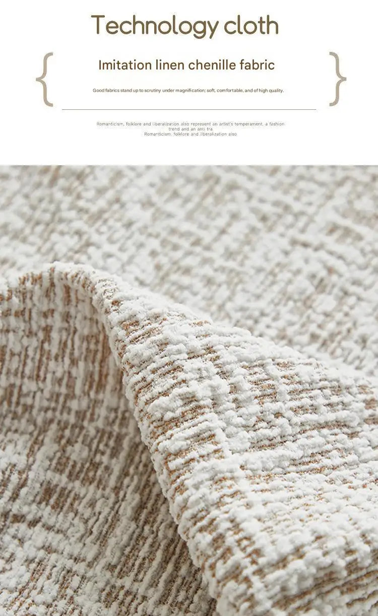 Stretch Recliner Chair Cover Faux Linen Chenille Lazy Boy Sofa Slipcover 360 Full Wrap Elastic Couch Protector Washable For Pets