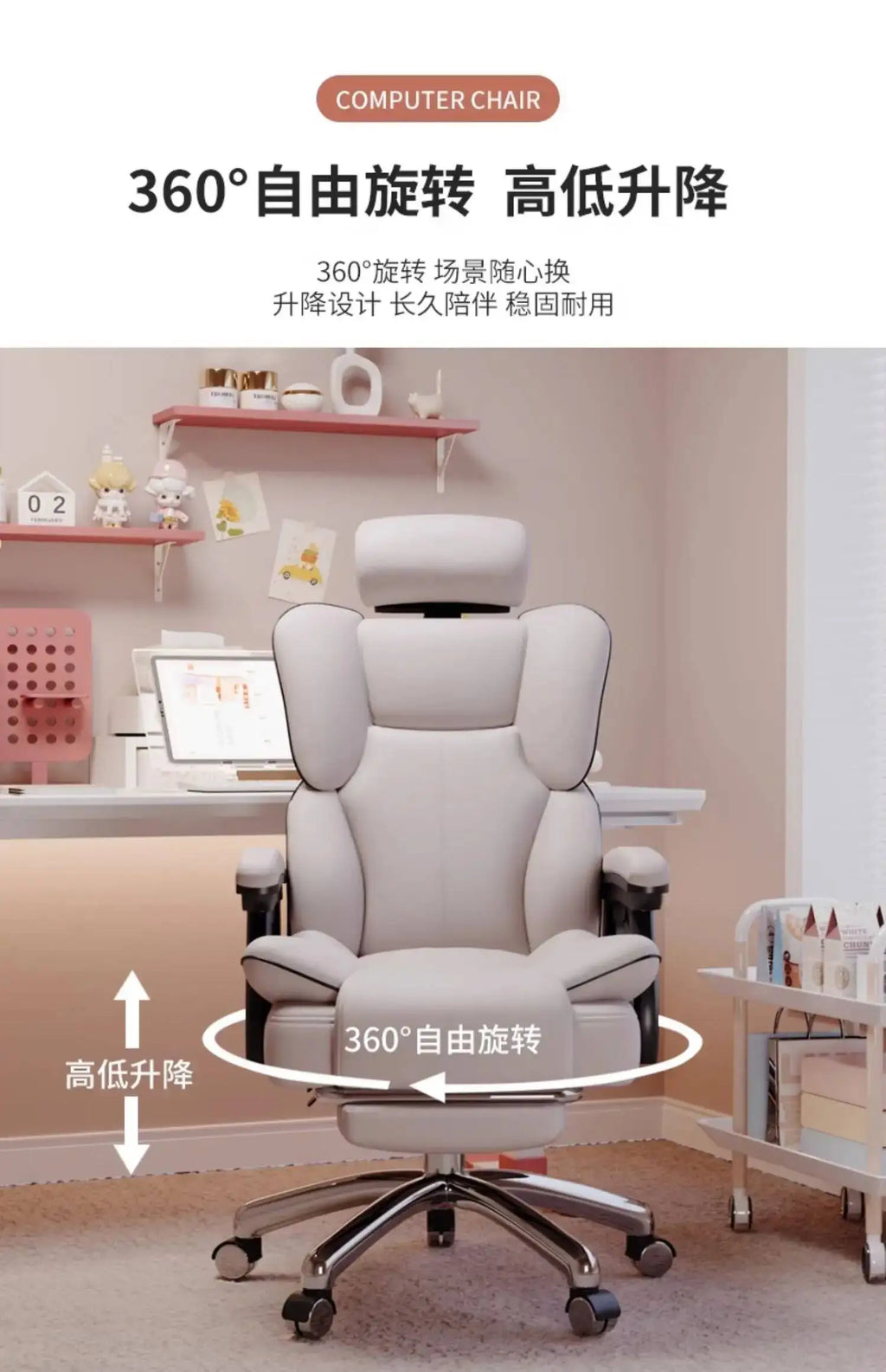 Headrest Folding gaming chairs Leather Luxury Adult Relax Chair Gaming Single Reclining Armchairs Rooms And Sofas Furniture