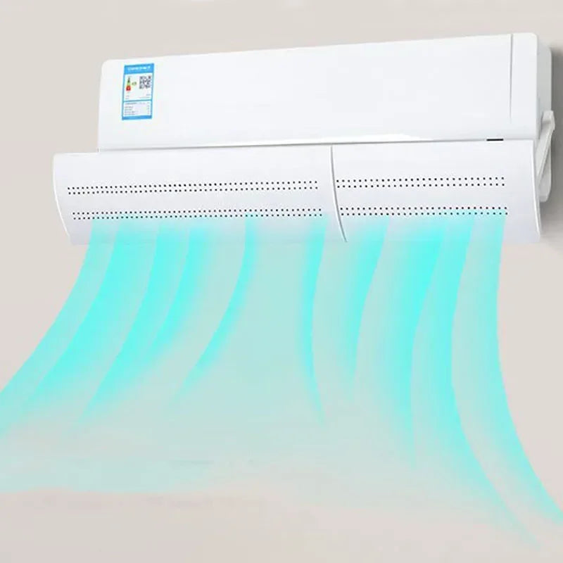 Air Conditioning Anti Direct Blowing Wind Shield Outlet Baffle Air Guide  Deflector Adjustable Punch Free Air Conditioner Covers