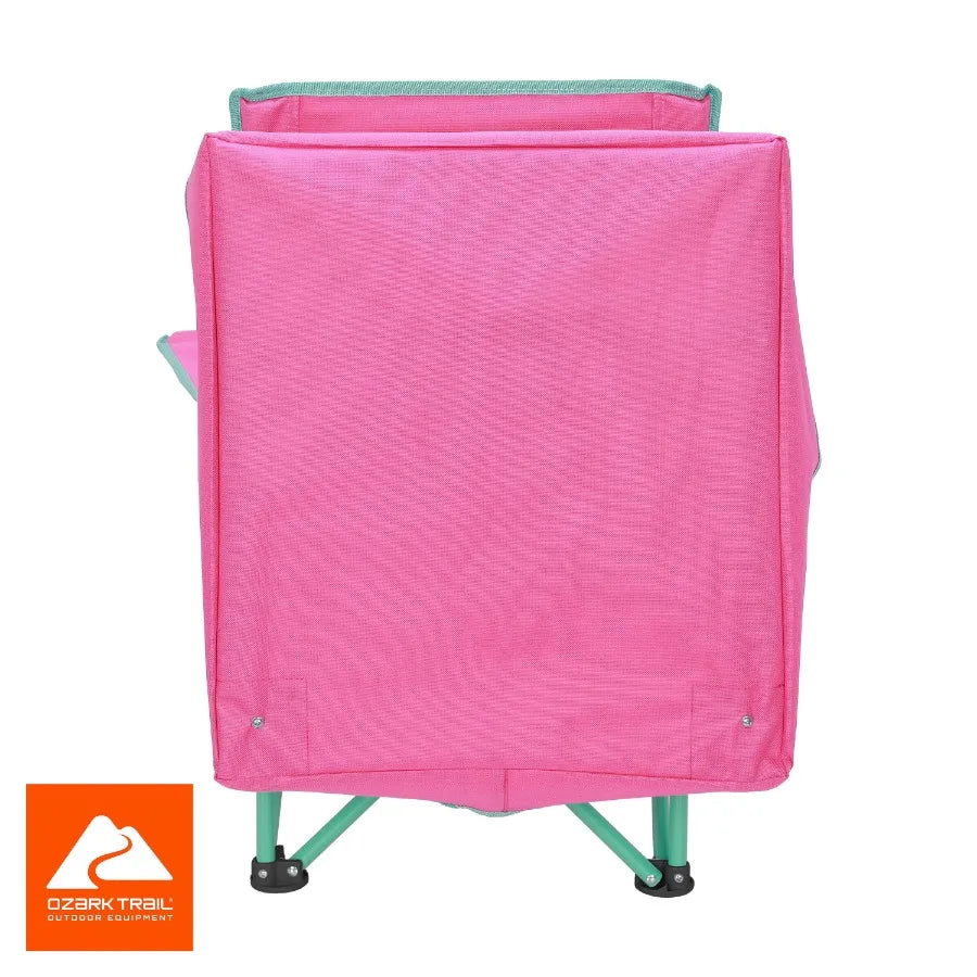 Canopy Chair with Safety Lock 125 lb. Capacity Pink Green