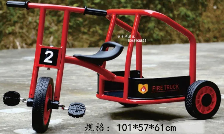 Tricycles, children's two person bicycles, outdoor twin bicycles, three person bicycles, multiple person rotating carts
