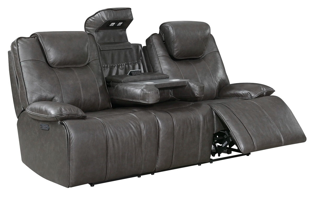 #Luxury comfort Living Room Home Furniture Sofa Set Genuine Leather Electric Power Recliner Sofa