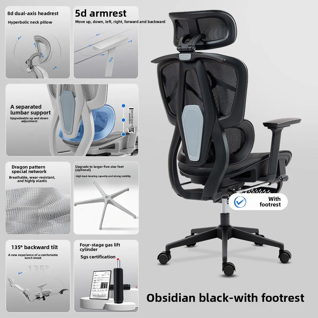 Ergonomic 9D Armrests Computer Chair Home Office Comfortable Long Sitting Gaming Recliner Gaming Chair Muebles Chair Office