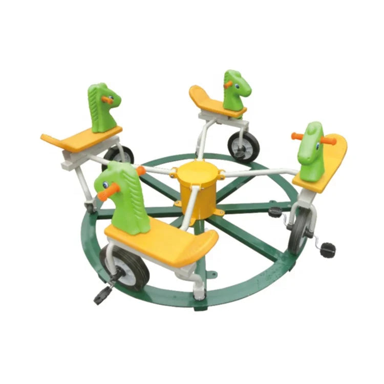 2026 Factory Price Hot Selling Premium Electric High Quality Play Spinning Outdoor  Merry-Go-Round Experience for Kids Outdoor P