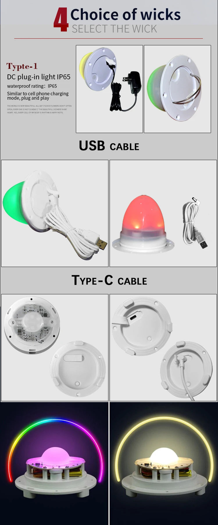 Outdoor Waterproof Luminous Flower Pot, Home Remote Control Light Emitting Diode Intelligent Environmental Protection Flower Pot