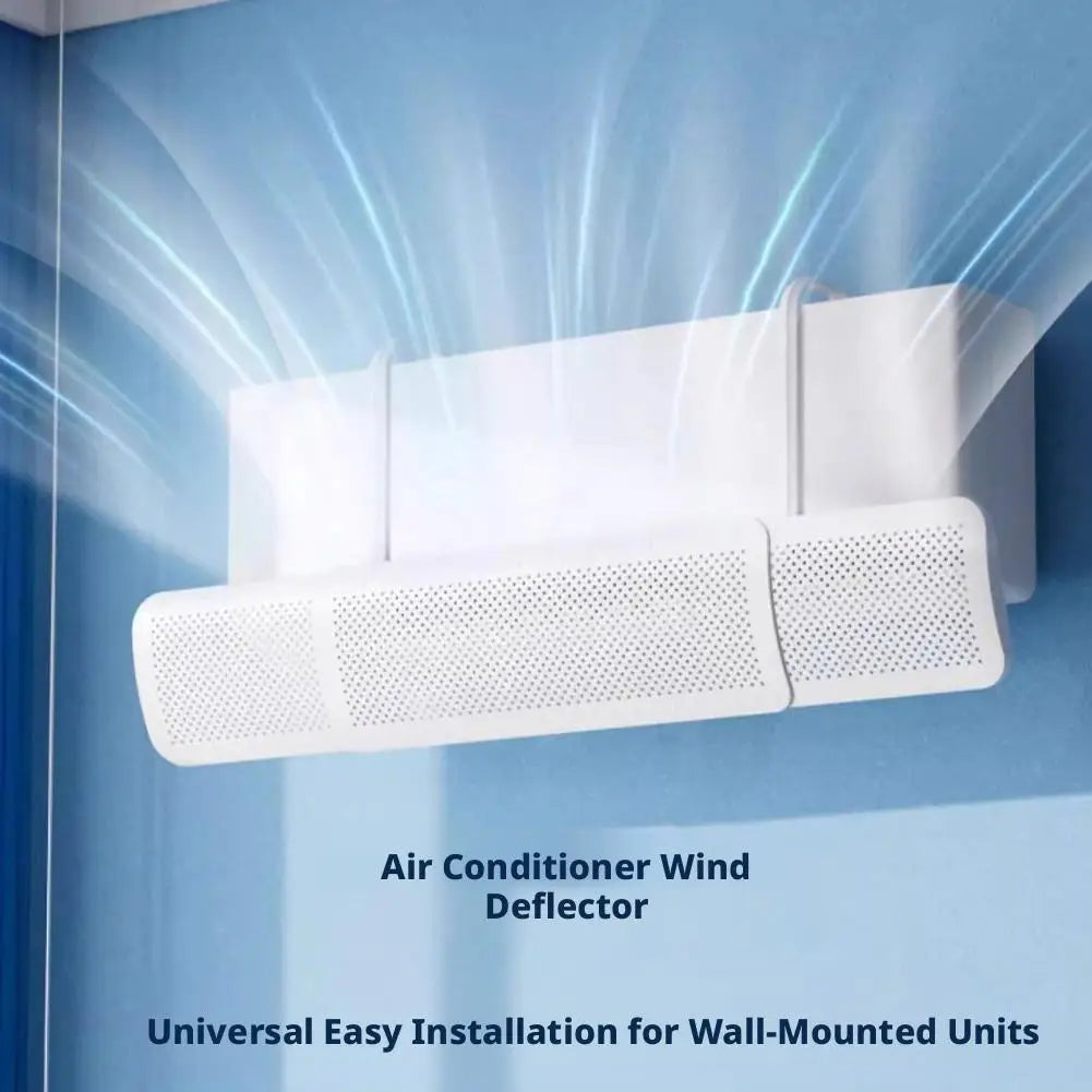 Air Conditioner Wind Deflector Retractable Wall Mounted Air Conditioner Universal Air Guide Plate For Infants And Young Children