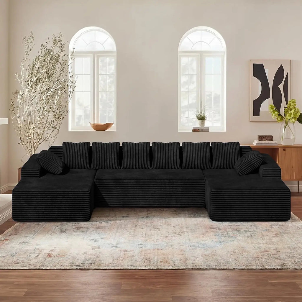 Modular Sectional Sofa Couches L-Shape Couch 3 Seat Modular Sofa Memory Foam Sectional Couches for Living Room,, Customized