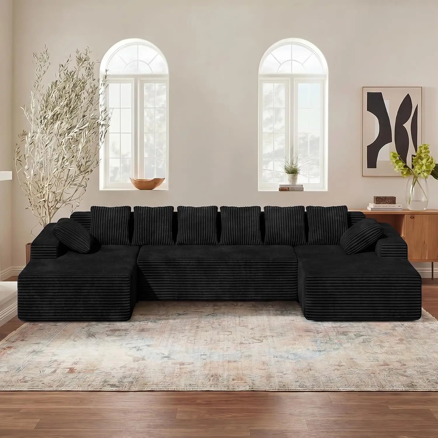 Modular Sectional Sofa Couches L-Shape Couch 3 Seat Modular Sofa Memory Foam Sectional Couches for Living Room,, Customized