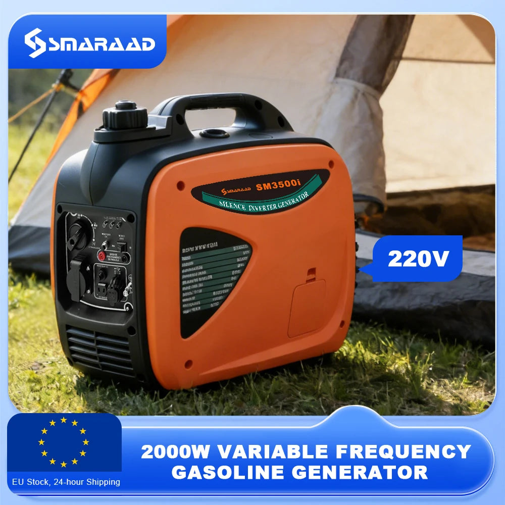 3500I Gas Powered Portable Inverter Generator Super Quiet for Camping, Tailgating, Home Emergency Use,