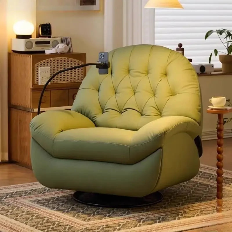 Relaxing Chair Power Reclining Sofa Single Cozy Modern Minimalist Reclining Sofa Floor Muebles Divani Soggiorno Furniture Home