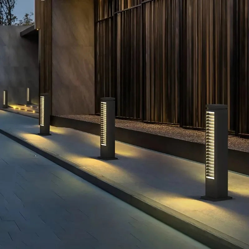 10W Warm White Light Emitting Diode Garden Light IP54 Waterproof and Rust-proof Modern Path Light Stainless Steel Outdoor