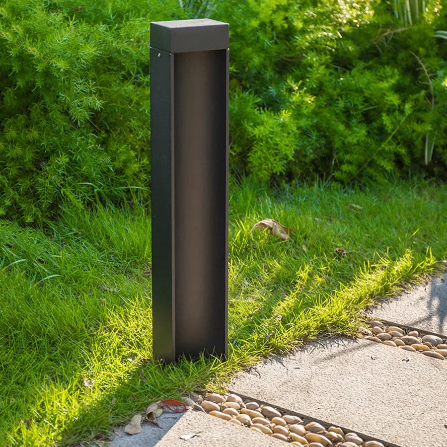 30/60/80CM Outdoor LED Landscape Bollard Light Waterproof Garden Pathway Light Villa Courtyard Floor Pillar Lawn Lamp
